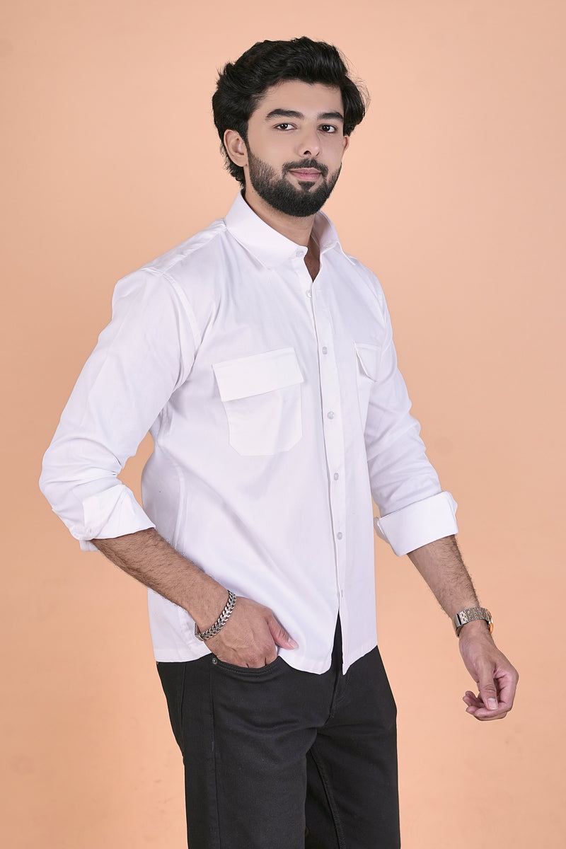 Corduroy Semi-Formal Shirt