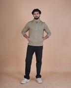 Double Pocket Full-Sleeve Zipper Jacket