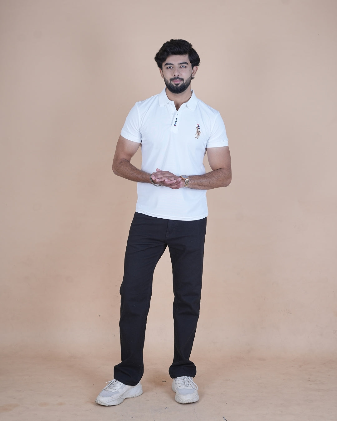Classic White Polo T-Shirt