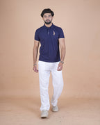 Classic Navy Blue Polo T-Shirt