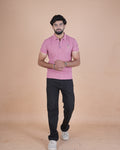 Classic Rose Pink Polo T-Shirt