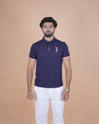 Classic Navy Blue Polo T-Shirt