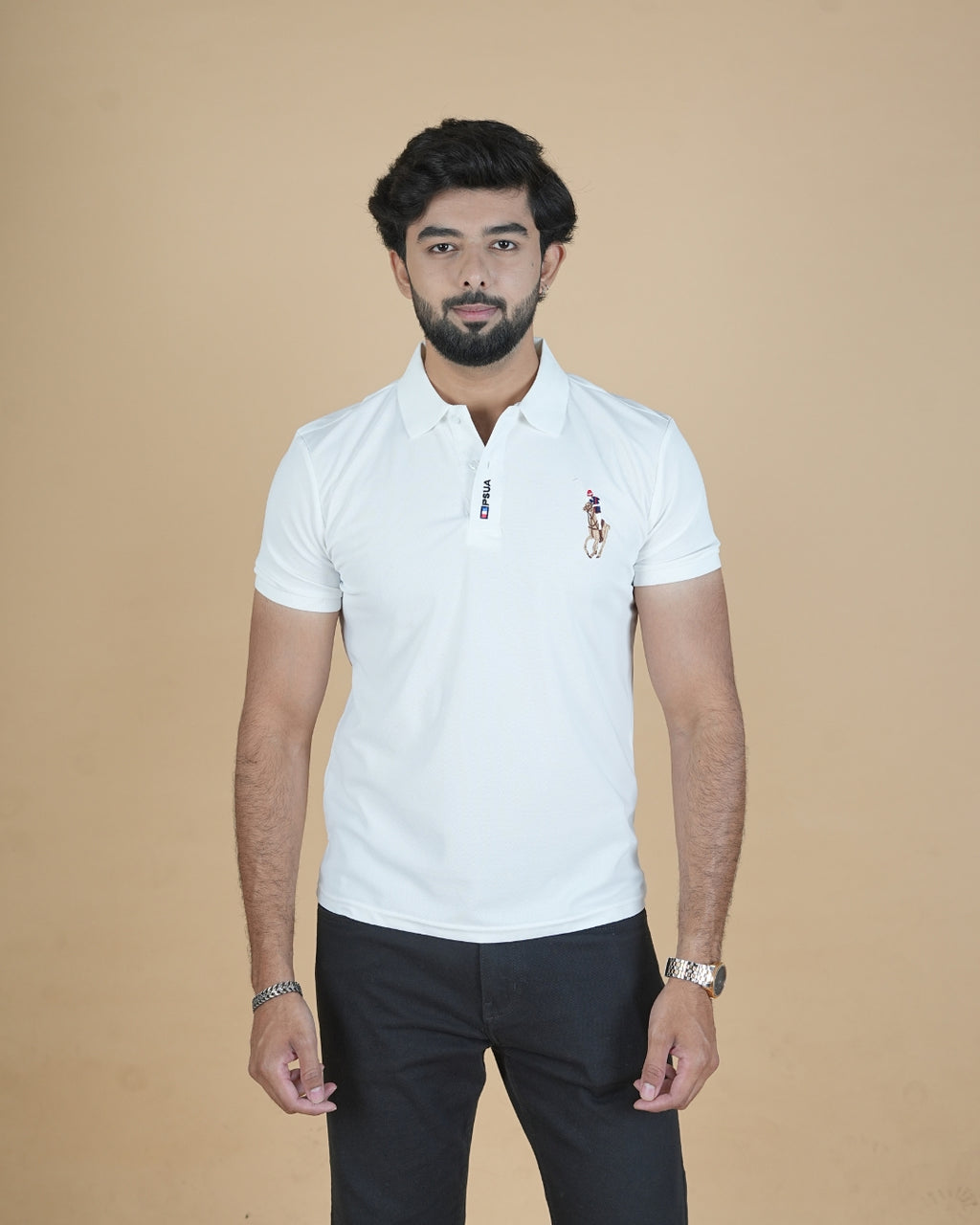 Classic White Polo T-Shirt