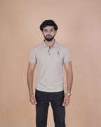 Classic Beige Polo T-Shirt