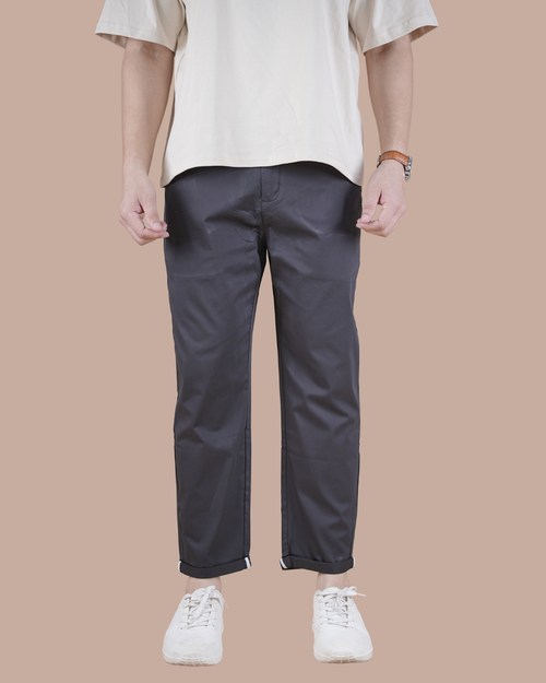 black Imported Lounge Wear Pants