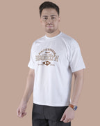 White Graphic Oversized T-Shirt