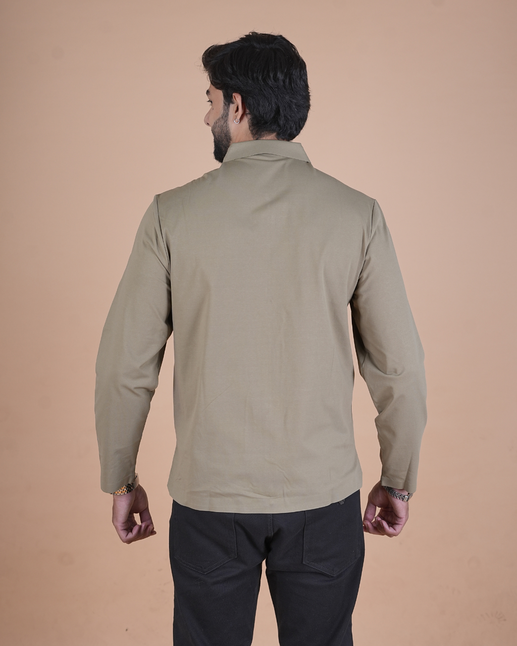 Double Pocket Full-Sleeve Zipper Jacket
