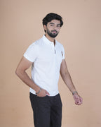 Classic White Polo T-Shirt