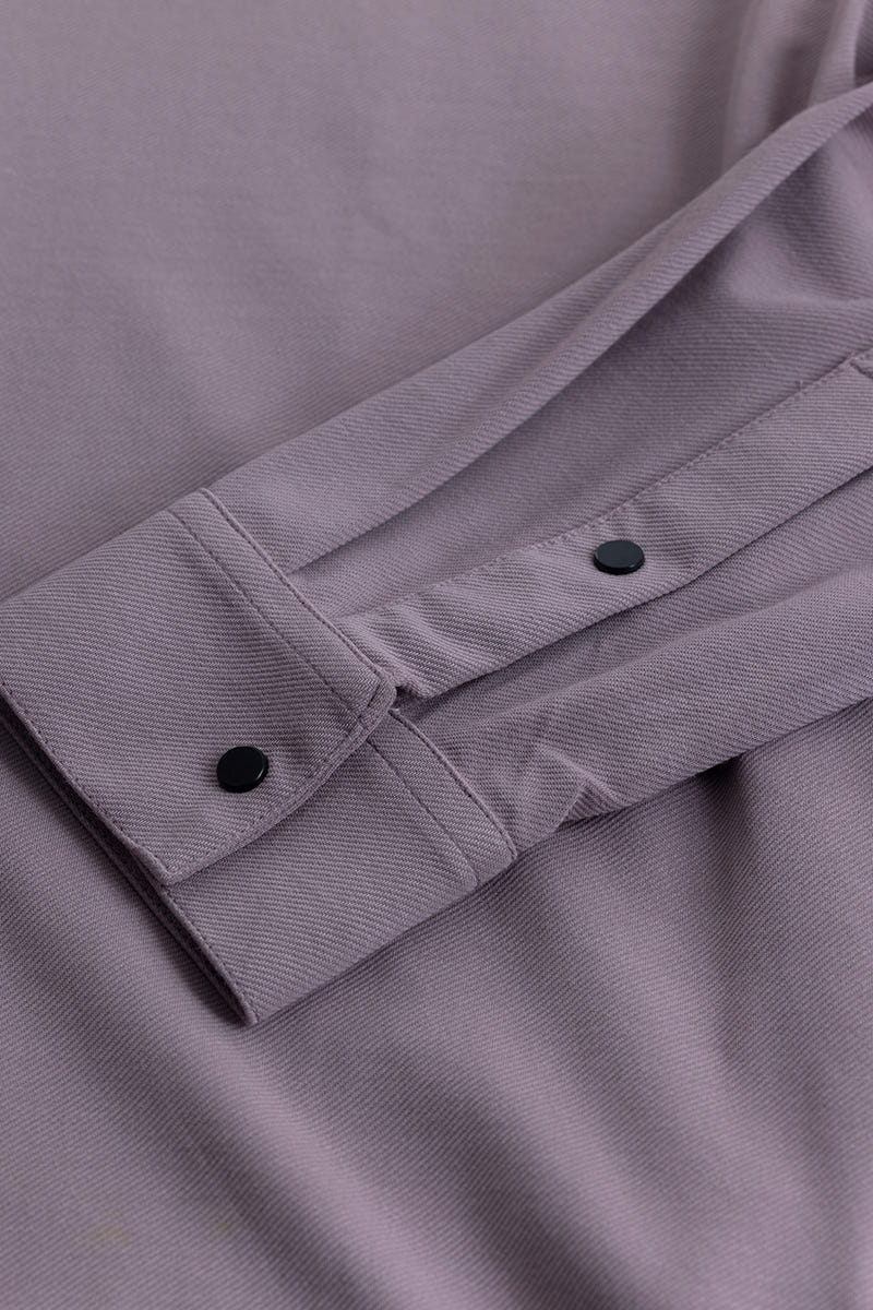 Mauve Solid Casual Shirt