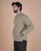 Double Pocket Full-Sleeve Zipper Jacket