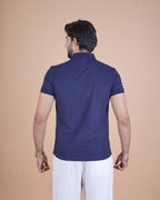 Classic Navy Blue Polo T-Shirt