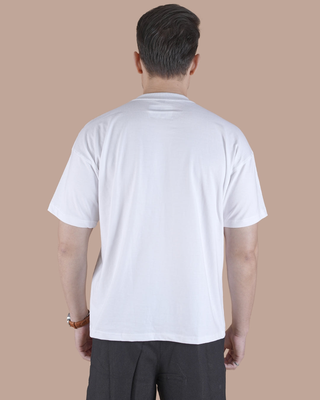 White Graphic Oversized T-Shirt