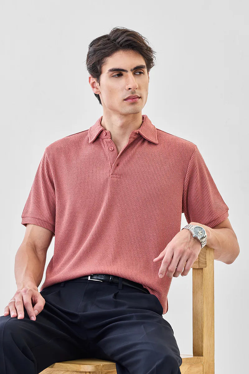 Muted Rose Polo Shirt