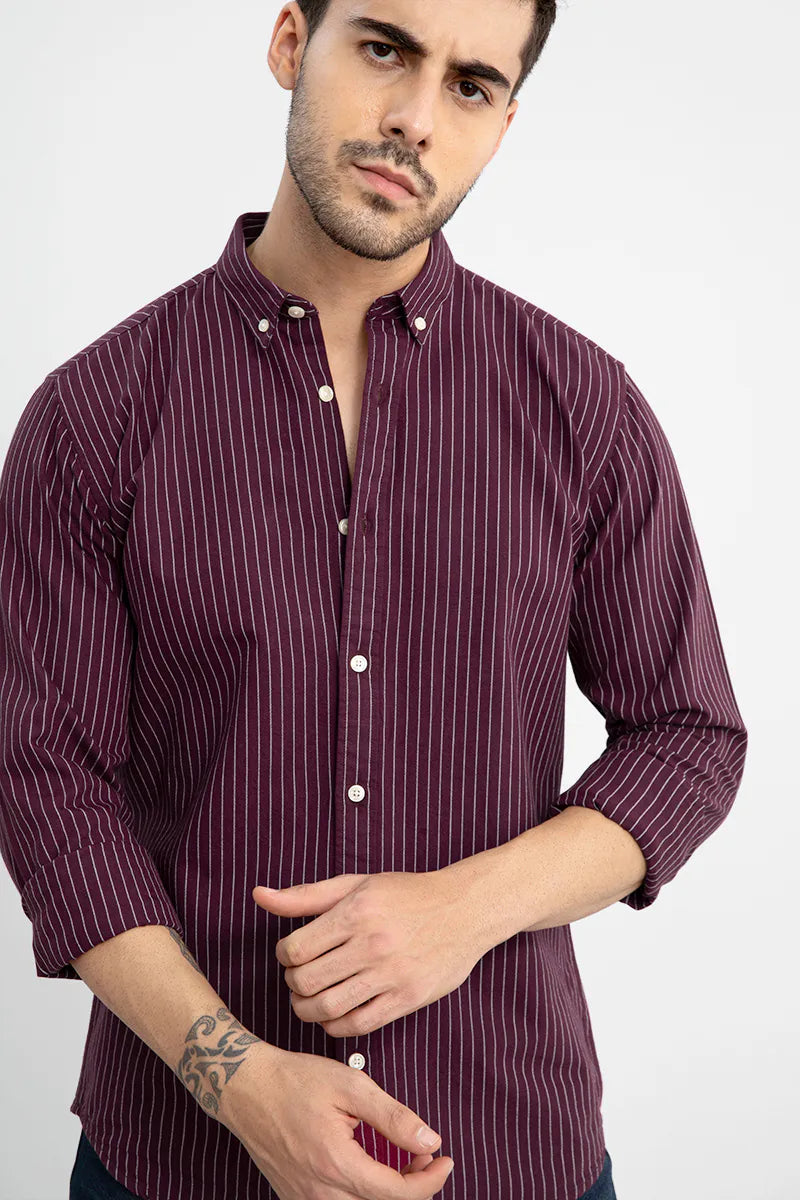 Pinstripe Casual Shirt
