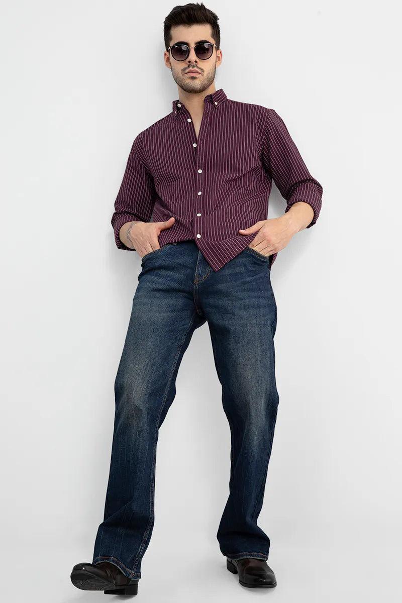 Pinstripe Casual Shirt