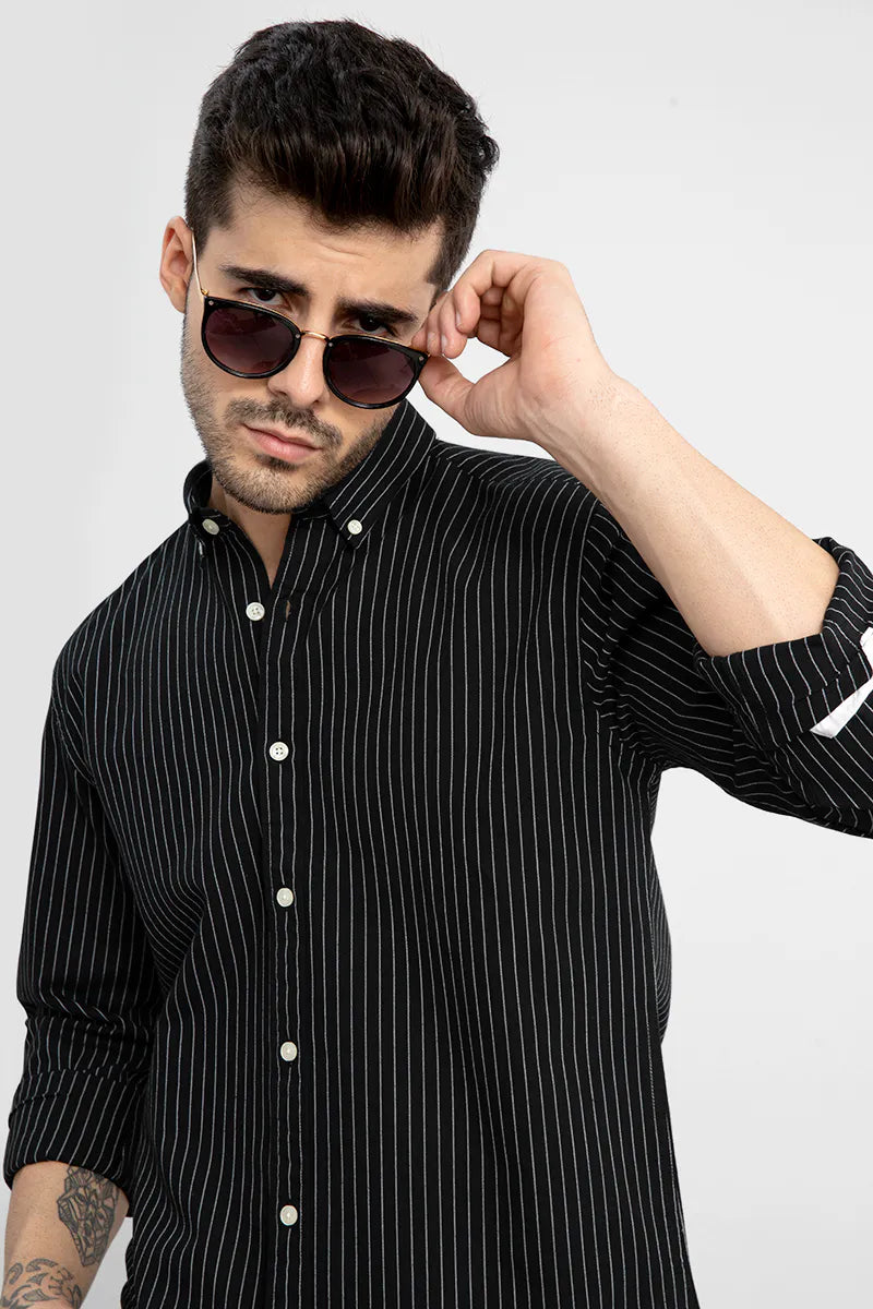 Pinstripe Casual Shirt