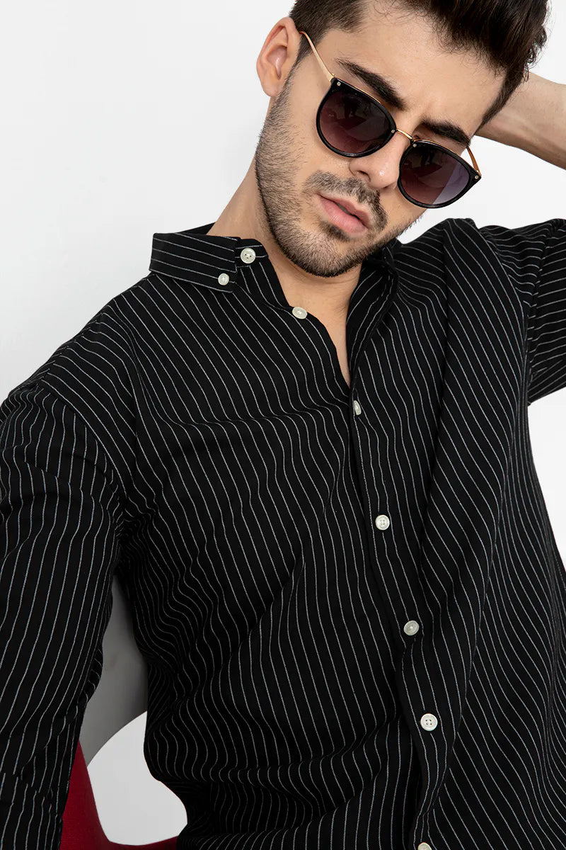 Pinstripe Casual Shirt