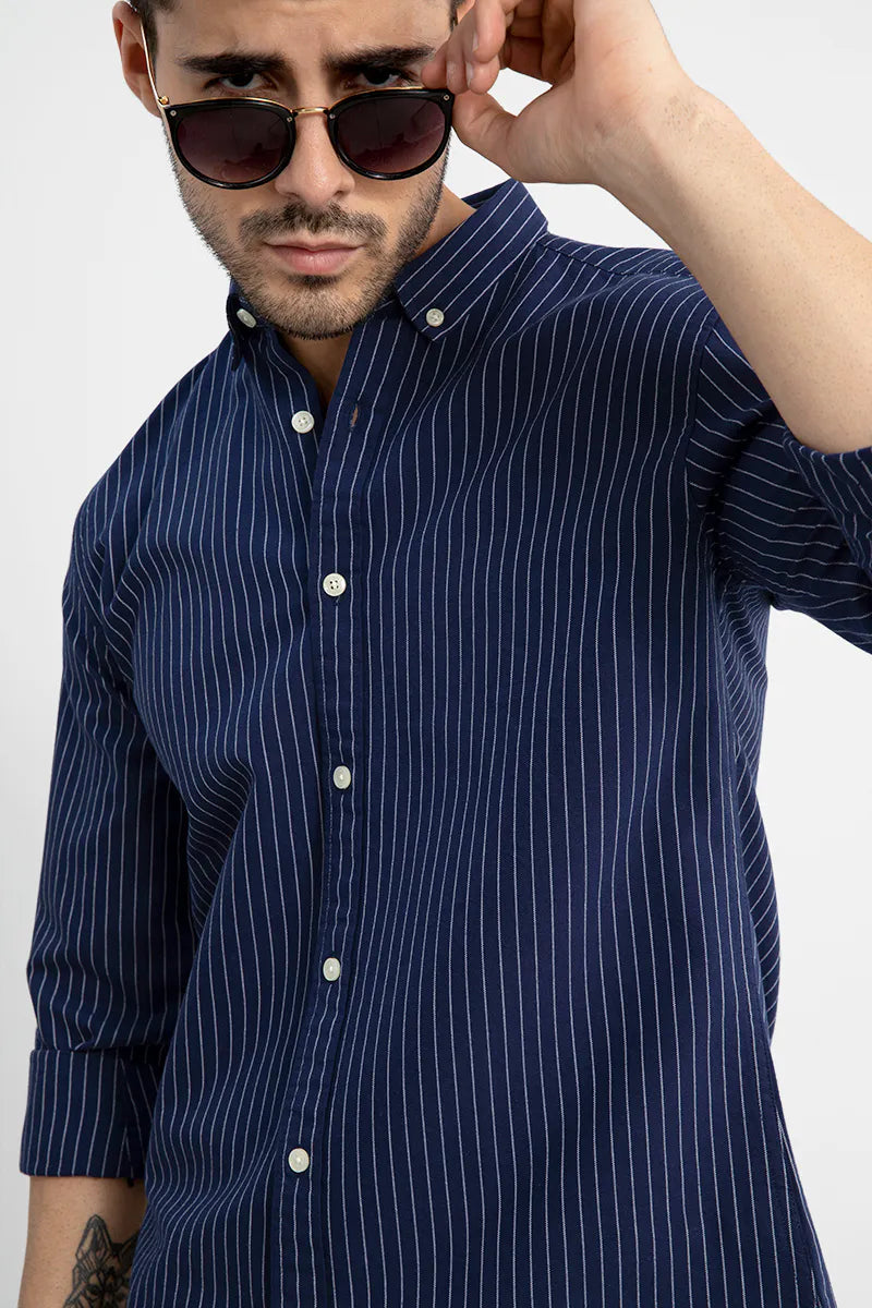 Pinstripe Casual Shirt